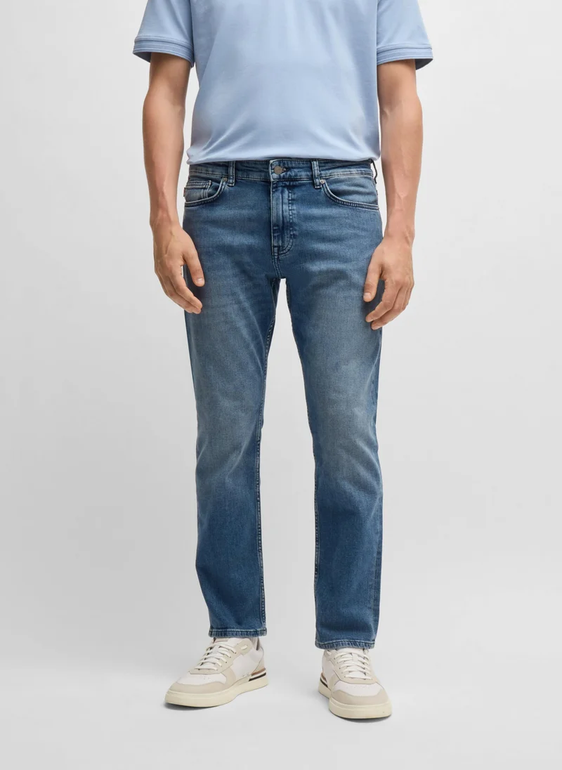 بوس Delaware Slim-fit jeans in blue comfort-stretch denim