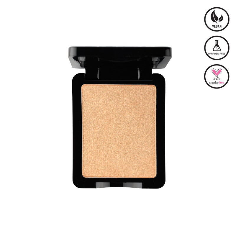 Armaf Beaute Face Makeup What A Glow Highlighter Amber, Luminous & Radiant Glow, Silky, Buildable Powder Highlighter With Light Reflecting Pigments, Radiant Shine For All Skin Tones - Image 1