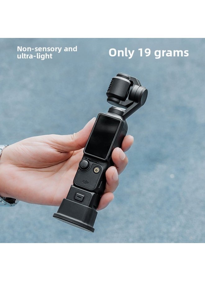 For DJI Pocket 3 Yuntai Osmo Pocket 3 Eyes Accessories Desktop Foot Tempered Film Accessories-Color:Pocket3 Large Base + Gray Storage Bag + 1 Set Of Tempered Film - Image 3