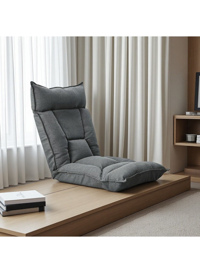 Shangxing Adjustable Lazy Sofa Bed with Thick Soft Cushion, Comfortable Recliner for Living Room and Bedroom - Image 1
