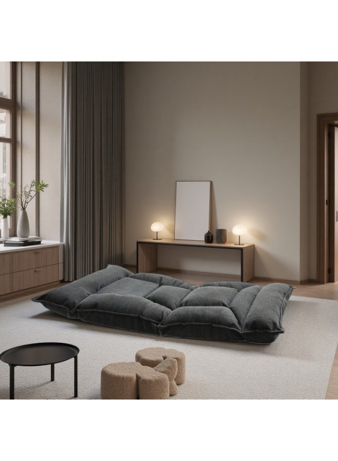 Shangxing Adjustable Lazy Sofa Bed with Thick Soft Cushion, Comfortable Recliner for Living Room and Bedroom - Image 4