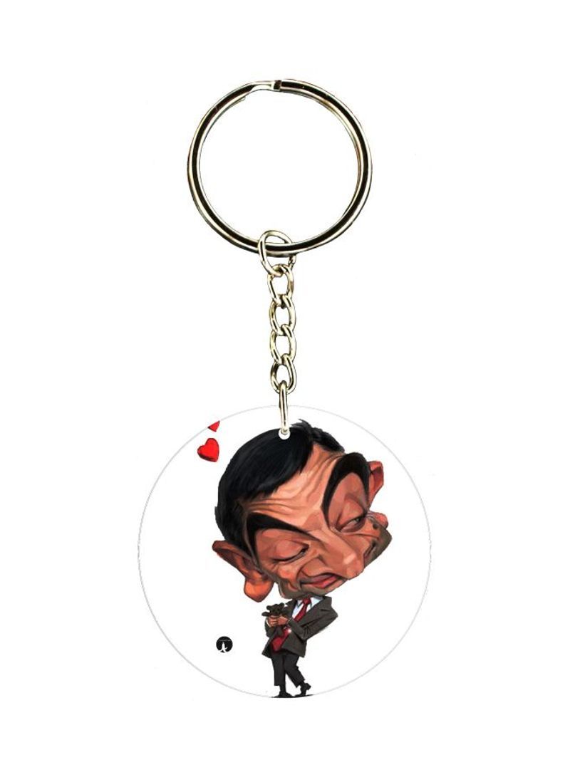 RKN Mr Bean Printed Keychain 