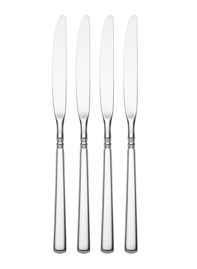 Oneida 2267004F Easton Fine Flatware Dinner Knives, Set Of 4, Metallic - Image 1