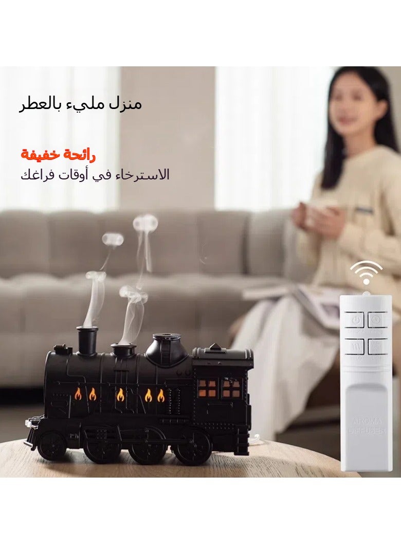 New Train Spit Ring Ultrasonic Aromatherapy Machine Air Humidifier Spit Ring Aromatherapy Home Bedroom Creative Essential Oil  - Image 4