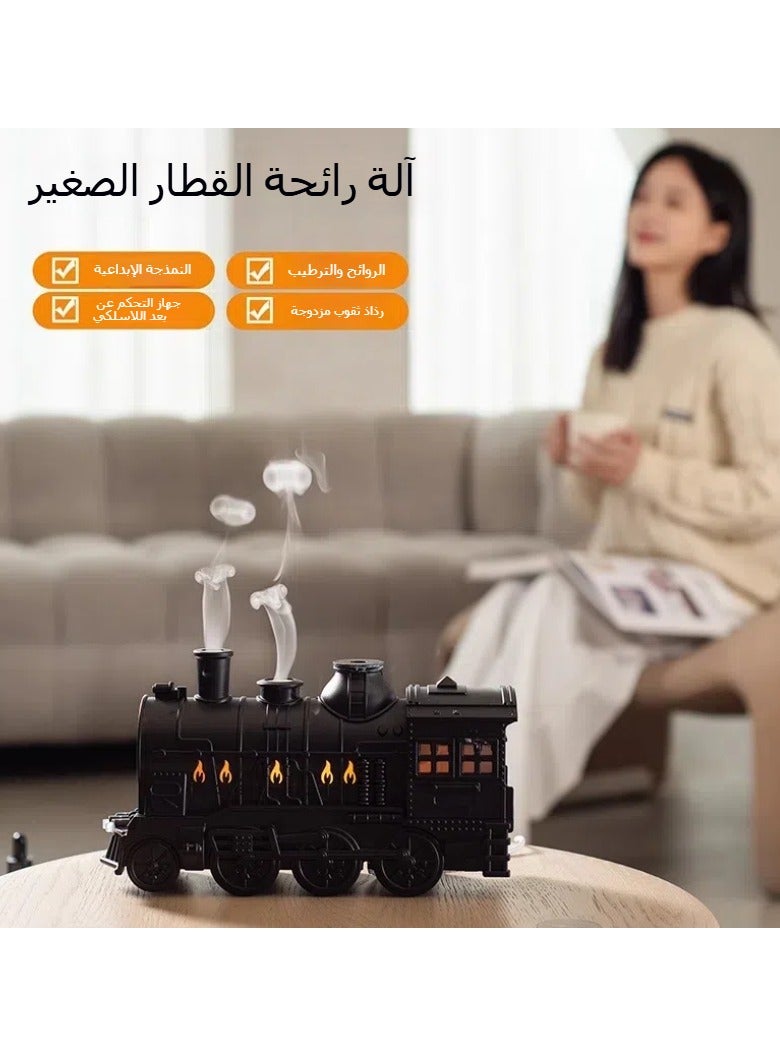 New Train Spit Ring Ultrasonic Aromatherapy Machine Air Humidifier Spit Ring Aromatherapy Home Bedroom Creative Essential Oil  - Image 2