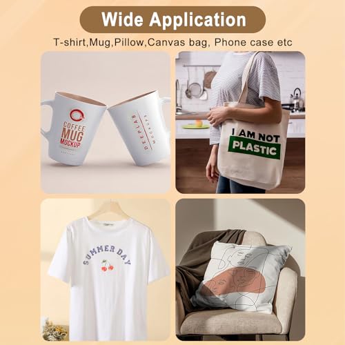Ankink Sublimation Ink 502 522 Autofill for Ecotank ET-2800 ET-2803 ET-2850 ET-2720 ET-2760 ET-4800 ET-15000 ET-2400 ET-3760 ET-4760 Heat Press Transfer on Mugs T-Shirts Anti-UV ICC-Free - Image 4