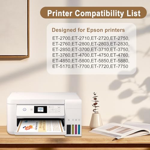 Ankink Sublimation Ink 502 522 Autofill for Ecotank ET-2800 ET-2803 ET-2850 ET-2720 ET-2760 ET-4800 ET-15000 ET-2400 ET-3760 ET-4760 Heat Press Transfer on Mugs T-Shirts Anti-UV ICC-Free - Image 2