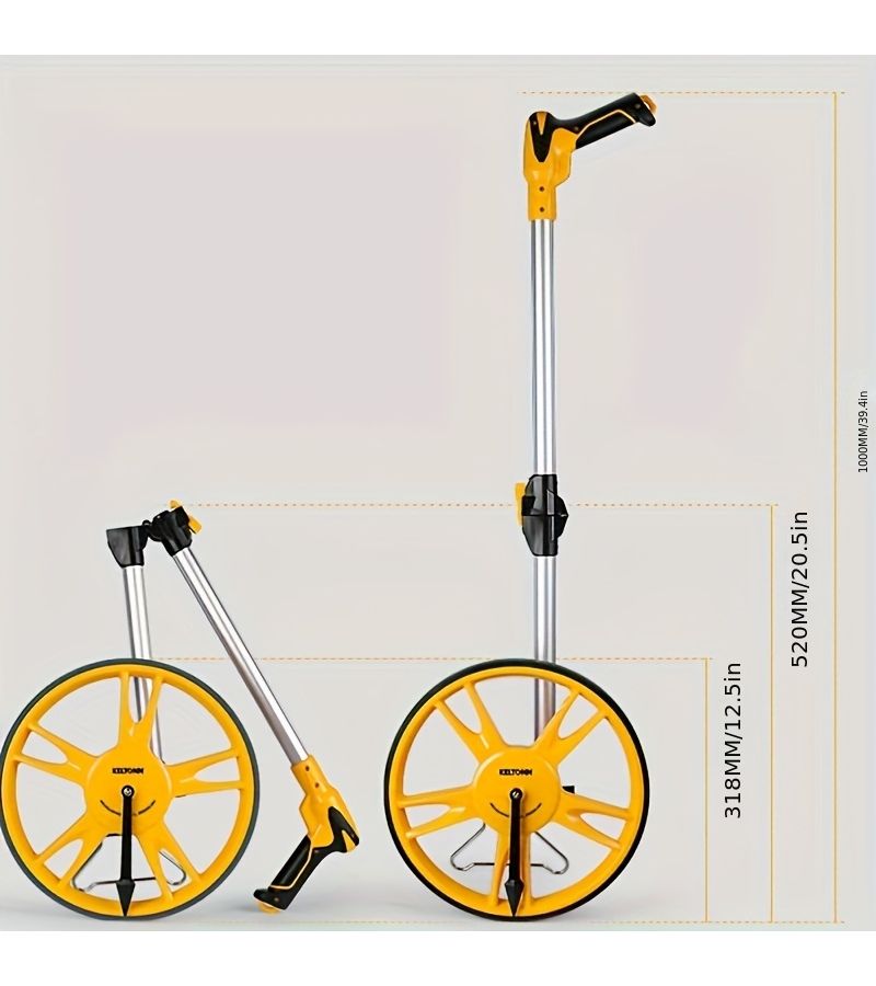 Professional 318mm Survey Measuring Wheel 0.5 Percent Accuracy Gear Drive For Construction Field Work KT3017 - Image 3