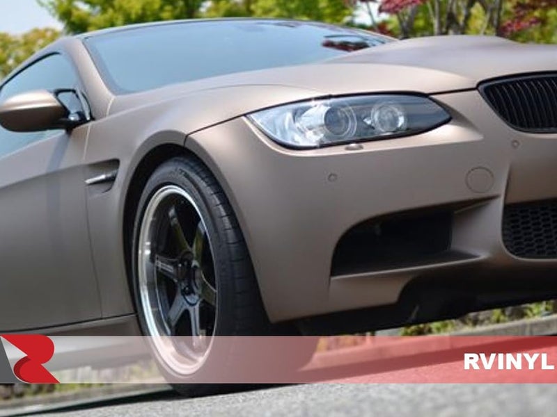 Rvinyl 3M 2080 M209 ماتي بني معدني 5 قدم × 3 قدم مع بطاقة تطبيق لفة صفائح فيلم تغليف سيارات فينيل جودة محسنة برأي الزبون - Image 3