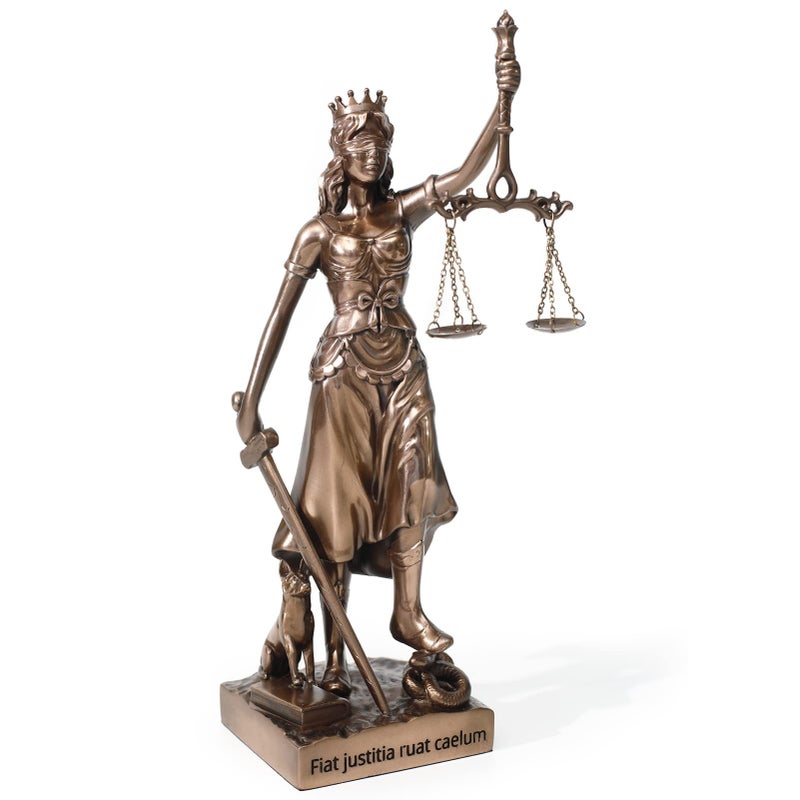 Magicsculp MagicsculpThe Lady Justice Statue  Greek Roman Goddess of Justice 12inch Museum Grade Collectible Figurine  Synthetic ResinS 