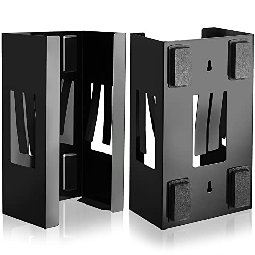 Lounsweer 2 Pcs Magnetic Glove Dispenser Holders Wall Mount Boxes of Gloves Commercial Quality Towels Wipes Paper Tissue Box Holder Kitchen Fridge Office Workshops Garage Tool Hospital Black2 Pcs