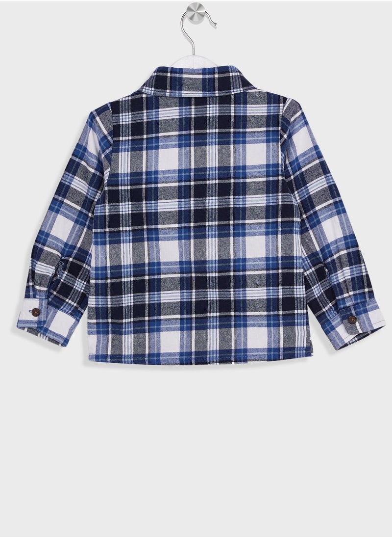 NAME IT - Kids Checkered Shirt - Image 1