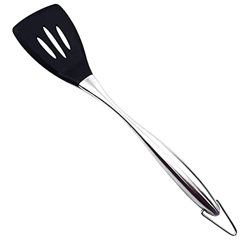 UNIQUE CART® Skimmer Slotted Spoon Slotted Ladles Slotted Spatula Turner with Stainless Steel Handle, Heat Resistant Cooking Utensils for Kitchen Cooking Utensils - Image 1