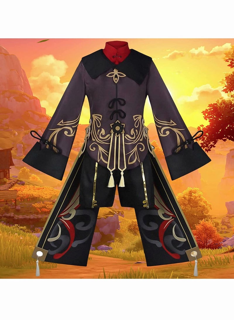 Genshin Impact Hutao Cosplay Costume Dress Game Uniform Set For Women - Image 4