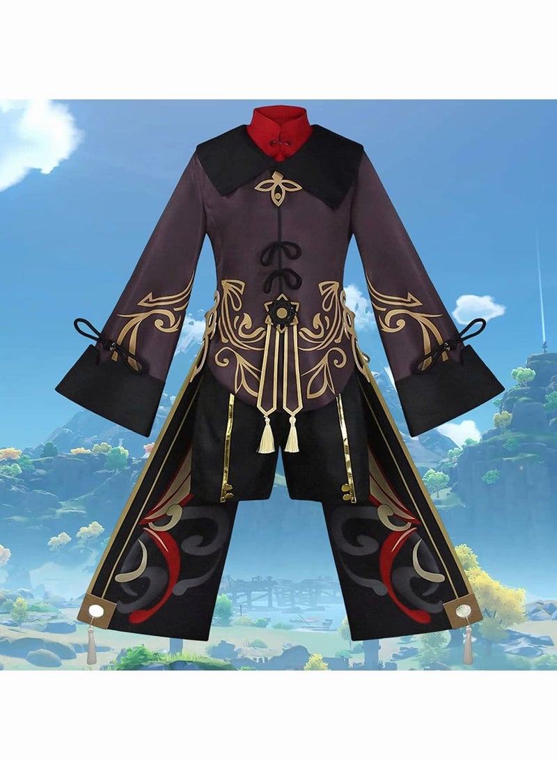 Genshin Impact Hutao Cosplay Costume Dress Game Uniform Set For Women - Image 5