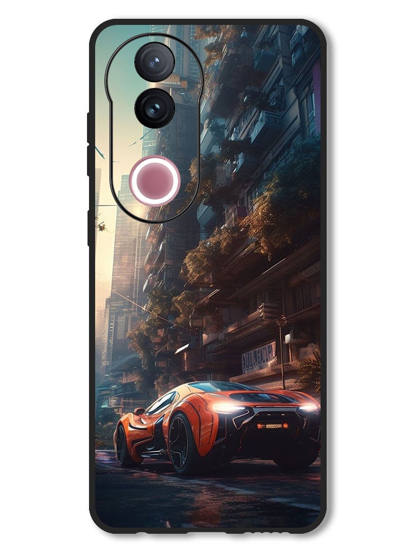 Theodor Case Compatible with Vivo V50 Protection Shockproof Bumper Cover Car (15) - Image 1