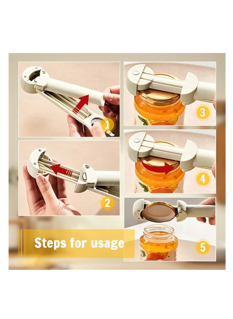ARNOTEC - Multifunctional Telescopic Bottle Opener, Can Opener Bottle Opener, Adjustable Multifunctional Can Opener, Bottle Opener Auxiliary Bottle Opening Tool - Image 1
