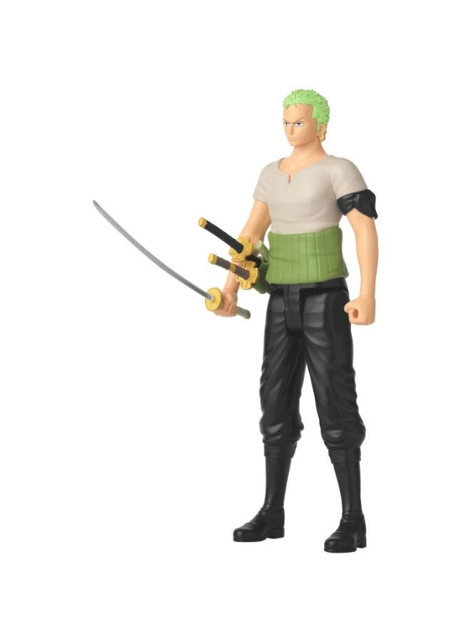 Bandai أبطال الأنمي ميغا رورونوا زورو مع الملحقات | تمثال عمل قابل للجمع | تمثال عرض | هدية مثالية لجماهير الجمع والمانغا والأنمي! - Image 3