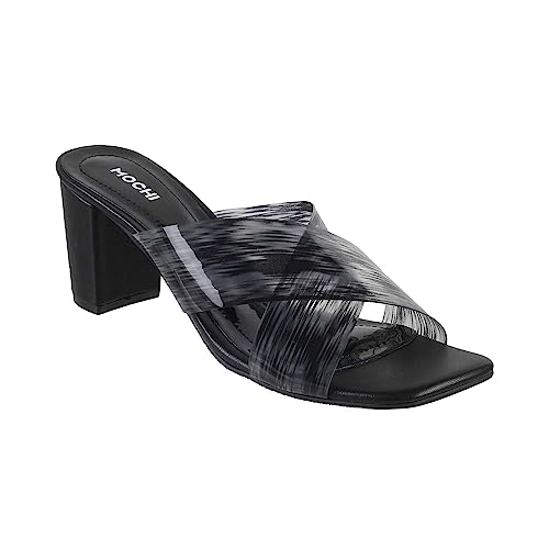 Mochi Women Black Block Heel Fashion Sandal UK/3 EU/36 (40-132) - Image 2