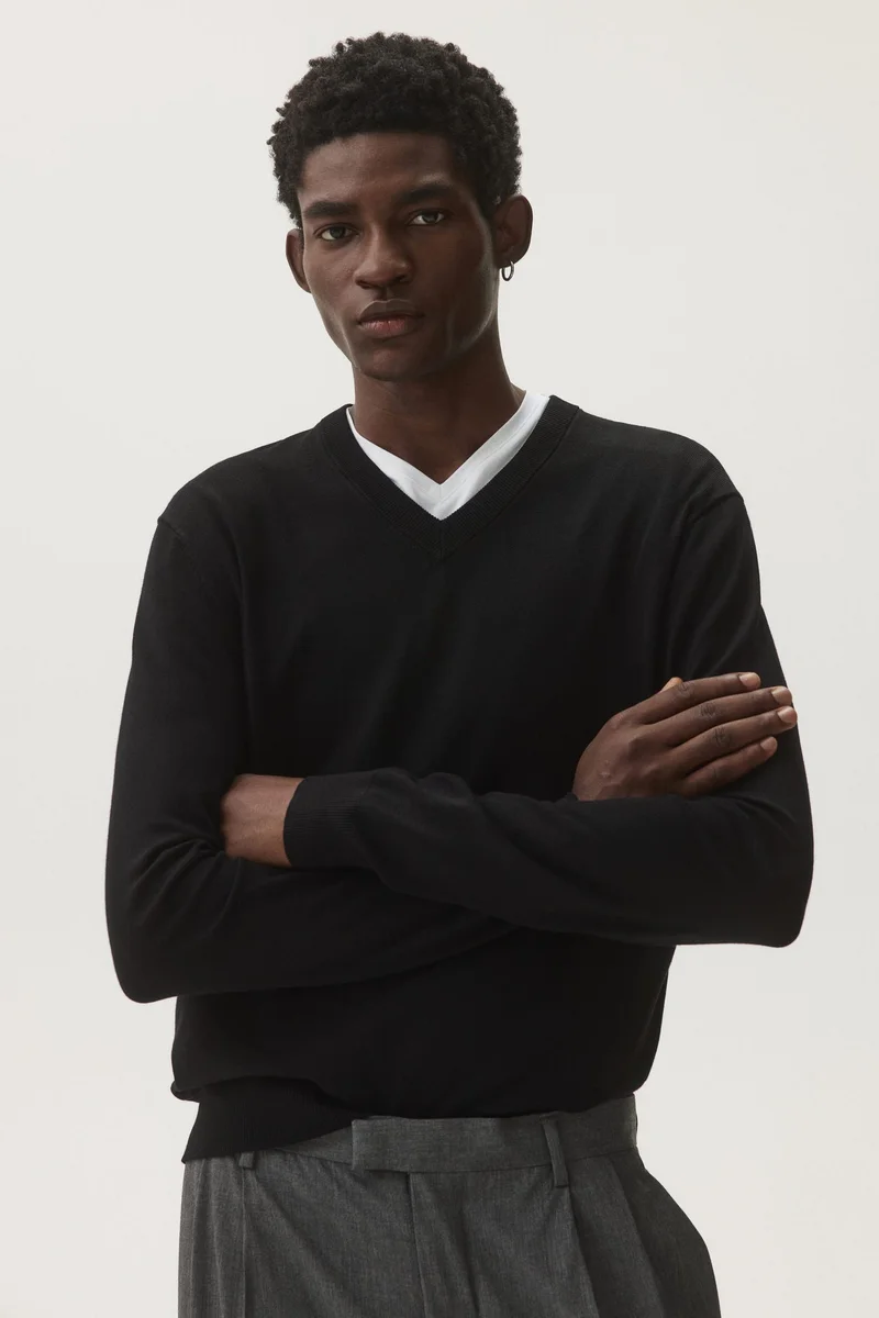 H&M Regular Fit Fine-knit jumper