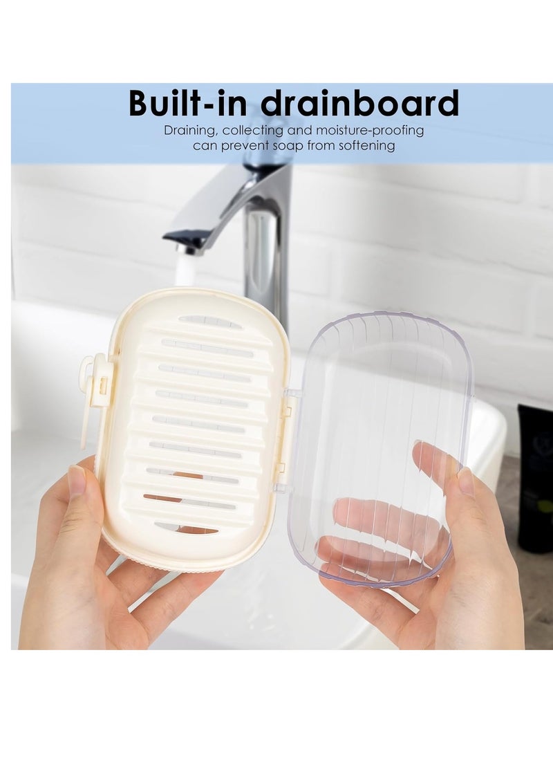 Generic - Innovative high profile double layer portable soap holder with lid drainage tray and zipper closure - Image 1