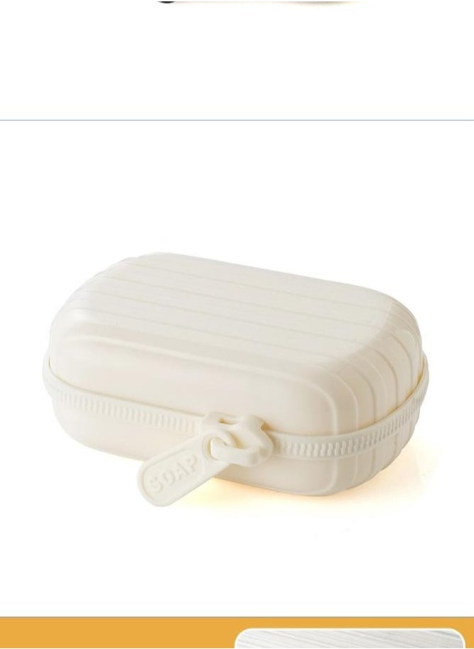 Generic - Innovative high profile double layer portable soap holder with lid drainage tray and zipper closure - Image 1