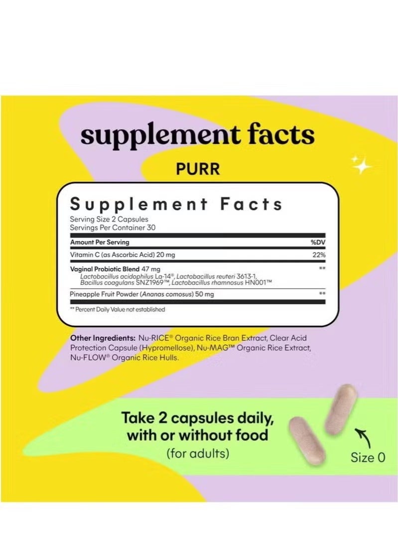 ليمي  كبسولات بربر لنساء - توازن حموضة صحي، رائحة صحية، توازن الخميرة ودعم الفلورا + فيتامين C لصحة المناعة - طعم الأناناس (60 كبسولة) - Image 5