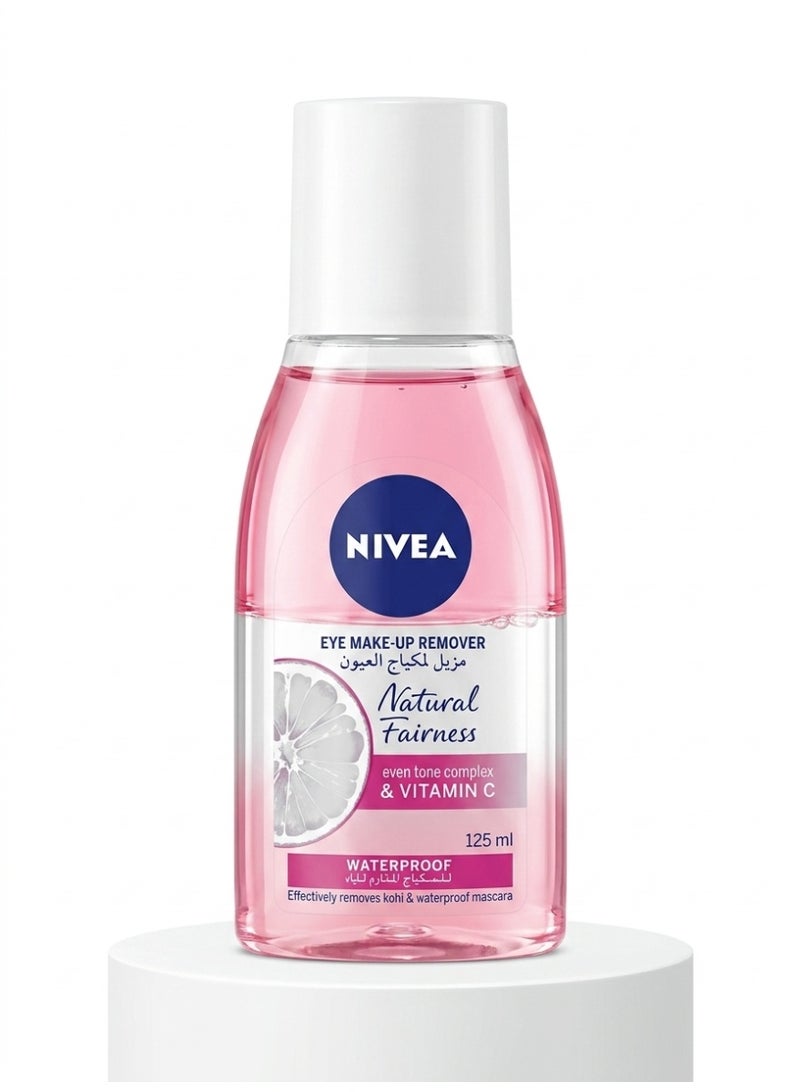 Nivea Natural Fairness Eye Makeup Remover – 125ml