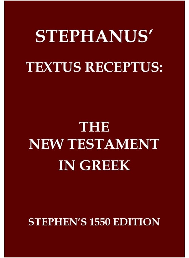 The New Testament in Greek: Stephanus' Textus Receptus of 1550  - Image 1