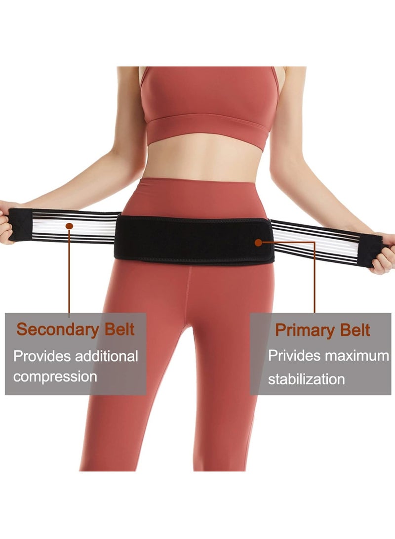 HW Sacroiliac SI Joint Hip Belt, Lower Back Support Brace Hip Braces for Hip Pain Alleviate Sciatic Anti-Slip Sacroiliac Belt Pilling-Resistant Pelvic Belt for Men Women - Image 3