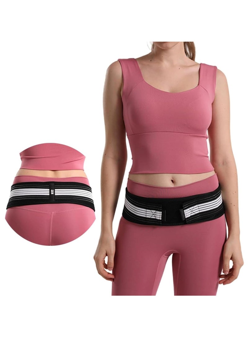 HW Sacroiliac SI Joint Hip Belt, Lower Back Support Brace Hip Braces for Hip Pain Alleviate Sciatic Anti-Slip Sacroiliac Belt Pilling-Resistant Pelvic Belt for Men Women - Image 1
