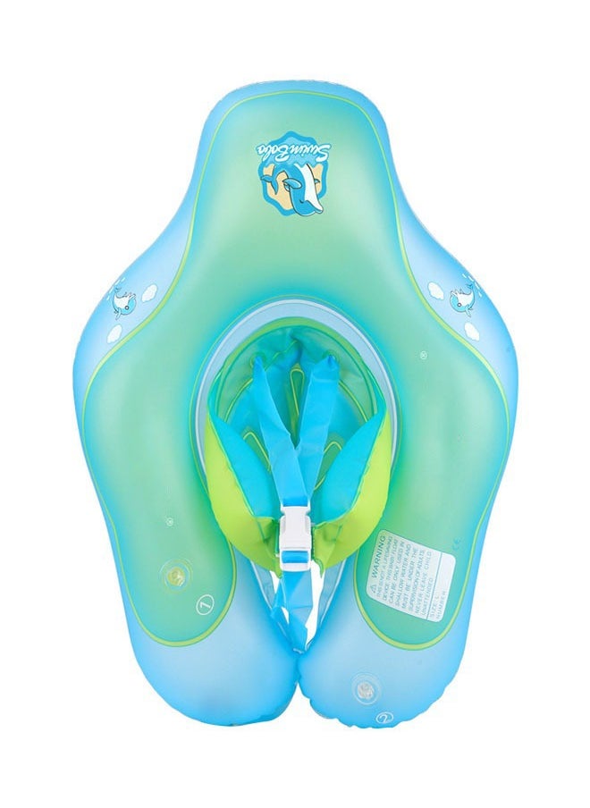 Baby Swimming Ring,Inflatable Baby Swimming Pool Floating Ring,Helps Babies Learn to Swim,Suitable for Infants Aged 3-12 Months Old(First Generation Simple Blue)