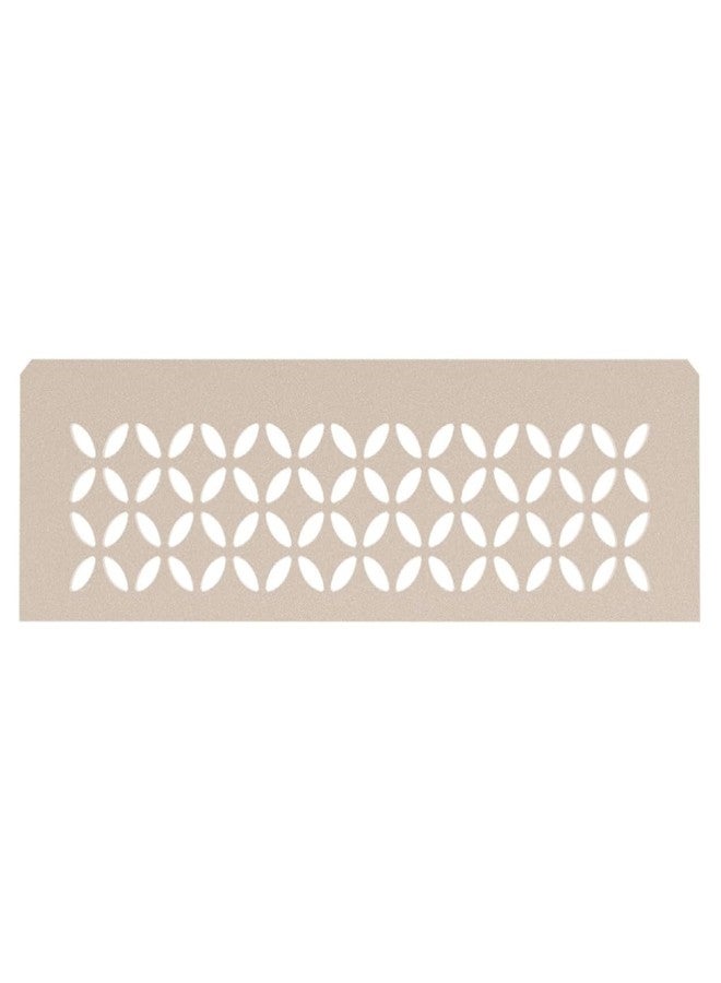 Schluter Rectangular Shelf for Prefabricated Kerdi Board SN/-SNLT Niches - 4mm Thick, Floral Design, Aluminum Material, Cream Finish - SNS1D5TSC - Image 1