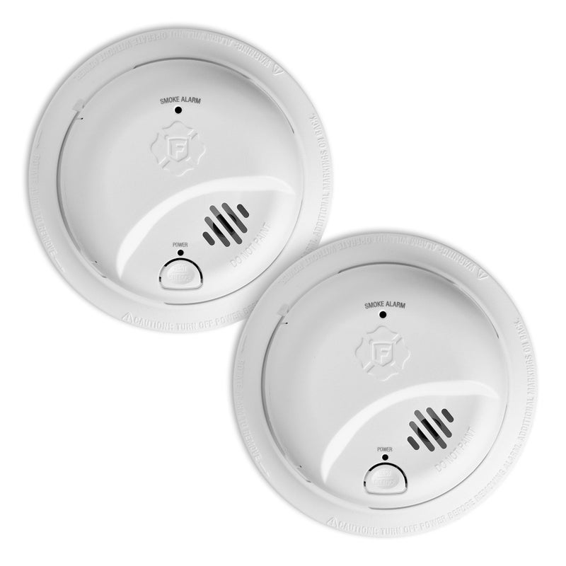 First Alert SMI100, Battery-Operated Smoke Alarm, 2-Pack - Image 1
