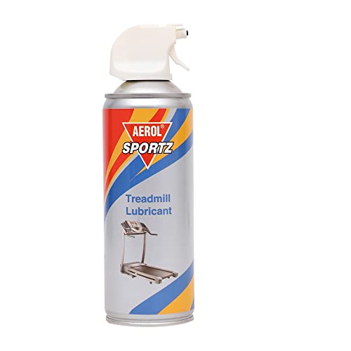 Aerol Treadmill Spray with Extension Tube, Grade 74, 300g - Silicone Oil Based Lubricant, Reduces Friction, Keeps Rubber Belts Soft - Image 1