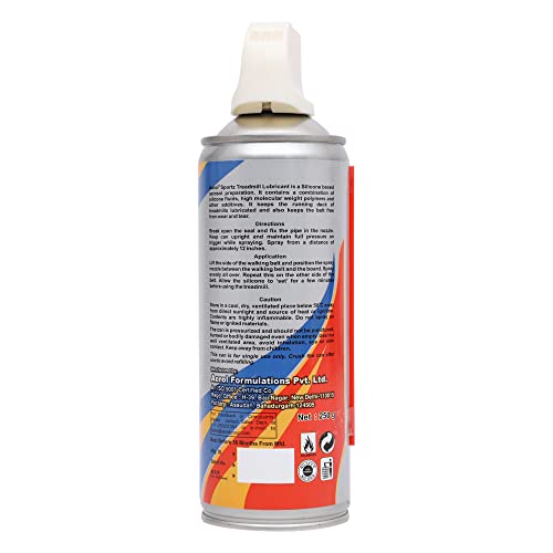 Aerol Treadmill Spray with Extension Tube, Grade 74, 300g - Silicone Oil Based Lubricant, Reduces Friction, Keeps Rubber Belts Soft - Image 3