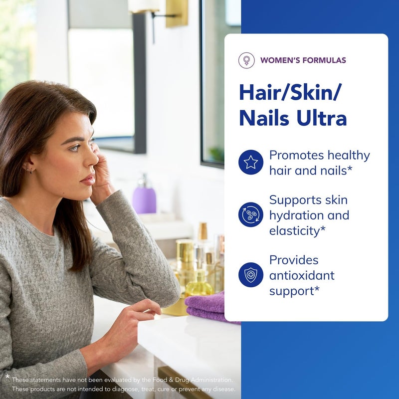 Pure Encapsulations Hair/Skin/Nails Ultra Advanced Beauty Supplement - Biotin & Collagen Supplement for Healthy Hair, Strong Nails & Youthful Skin Support* - 60 Capsules - Image 4