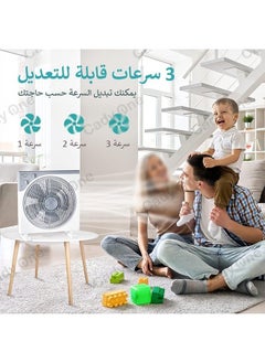 Cady One Electric desk table fan with 5 high-performance blades and 3 speeds  - Image 2