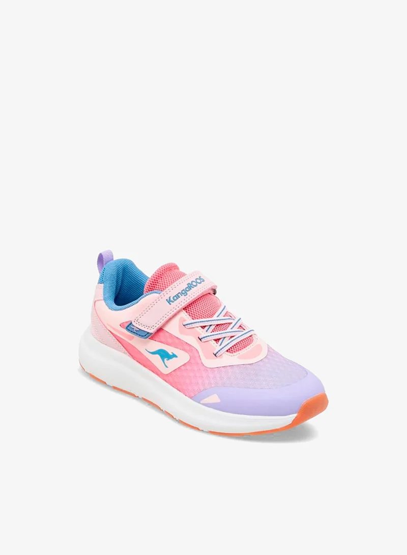kangaROOS Pink Girls Hook & Loop Sports Shoes for Women | Best Price UAE