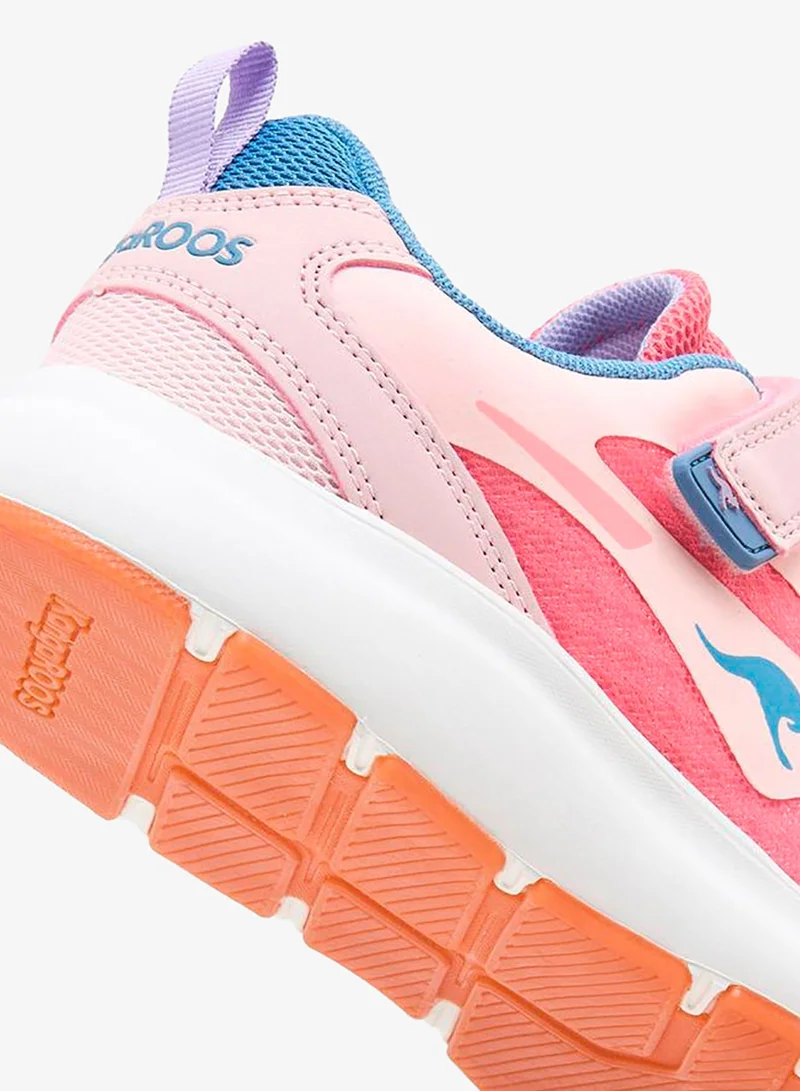 kangaROOS Pink Girls Hook & Loop Sports Shoes for Women | Best Price UAE