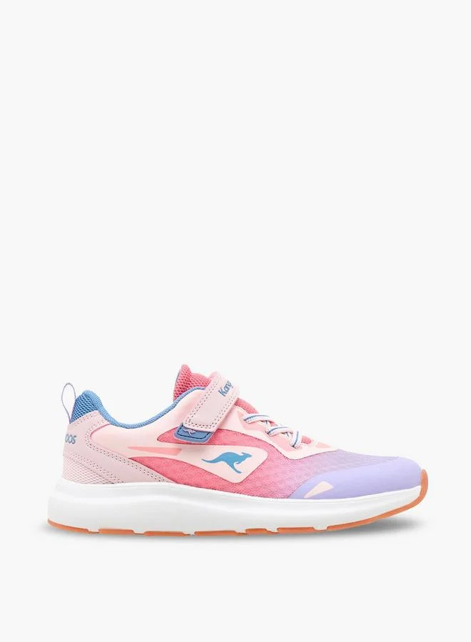 Kangaroos Pink Girls Hook & Loop School Sports Shoes for Women | Best Price UAE