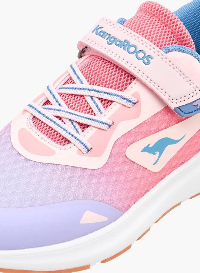 Kangaroos Pink Girls Hook & Loop School Sports Shoes for Women | Best Price UAE