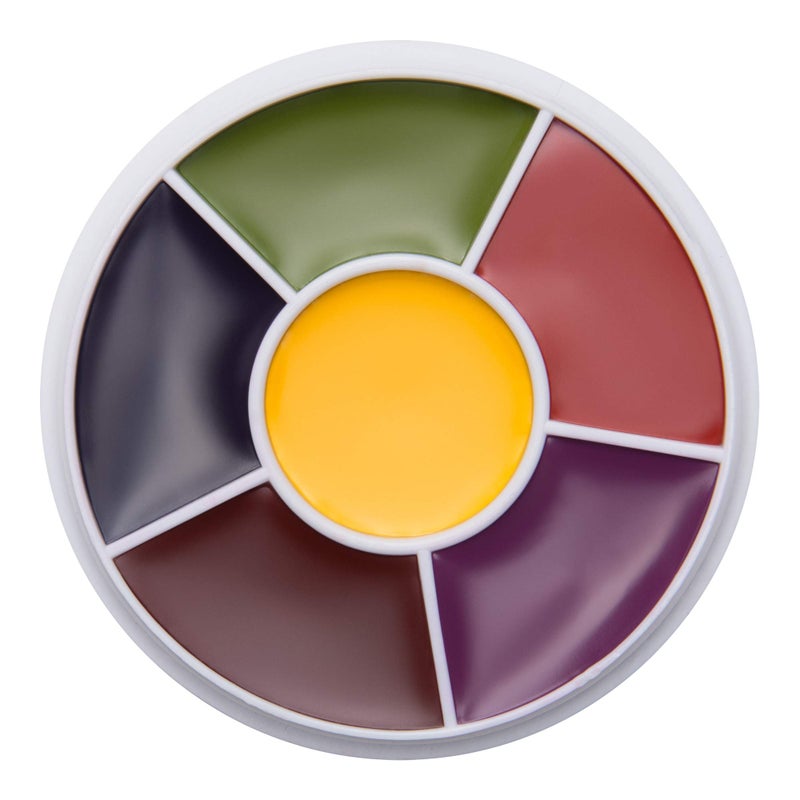 Narrative Cosmetics 6-Color Bruise Wheel, Professional SFX Cream Makeup Palette with Foam Sponges for the Stage, Film, Costumes, Cosplay - Image 3