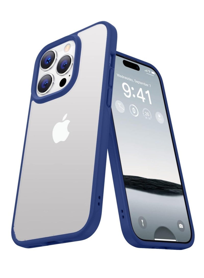 ten.tech Compatible with iPhone 13 Pro Clear Case Shockproof PC Soft Silicone (Anti-Yellowing) TPU Bumper Protective Cover - Image 2