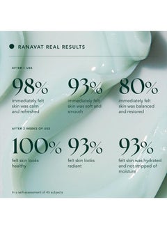 RANAVAT BOTANICS Ranavat Lotus Facial Cleansing Balm Gel To Milk Makeup Remover Balm For Balanced & Restored Skin Resurfacing Skin Cleanser With Blue Tansy Oil + Jasmine Suitable For All Skin Types (3.4 Oz)  - Image 2