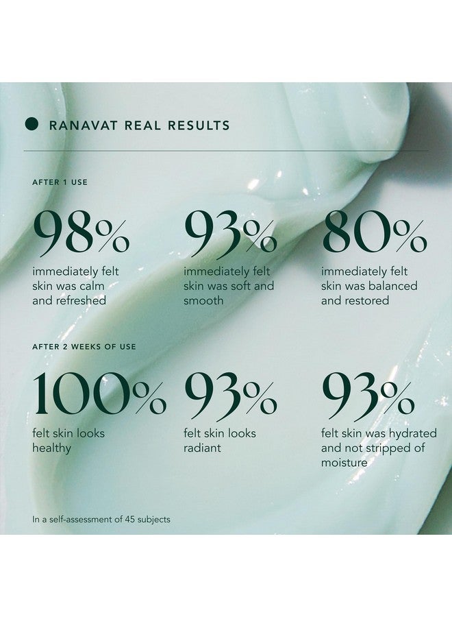 RANAVAT BOTANICS Ranavat Lotus Facial Cleansing Balm Gel To Milk Makeup Remover Balm For Balanced & Restored Skin Resurfacing Skin Cleanser With Blue Tansy Oil + Jasmine Suitable For All Skin Types (3.4 Oz)  - Image 2