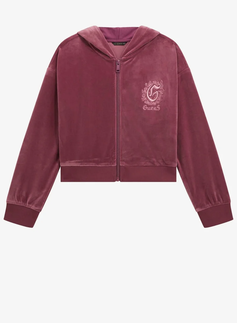 GUESS Kids Graphic Crew Neck Sweatshirt