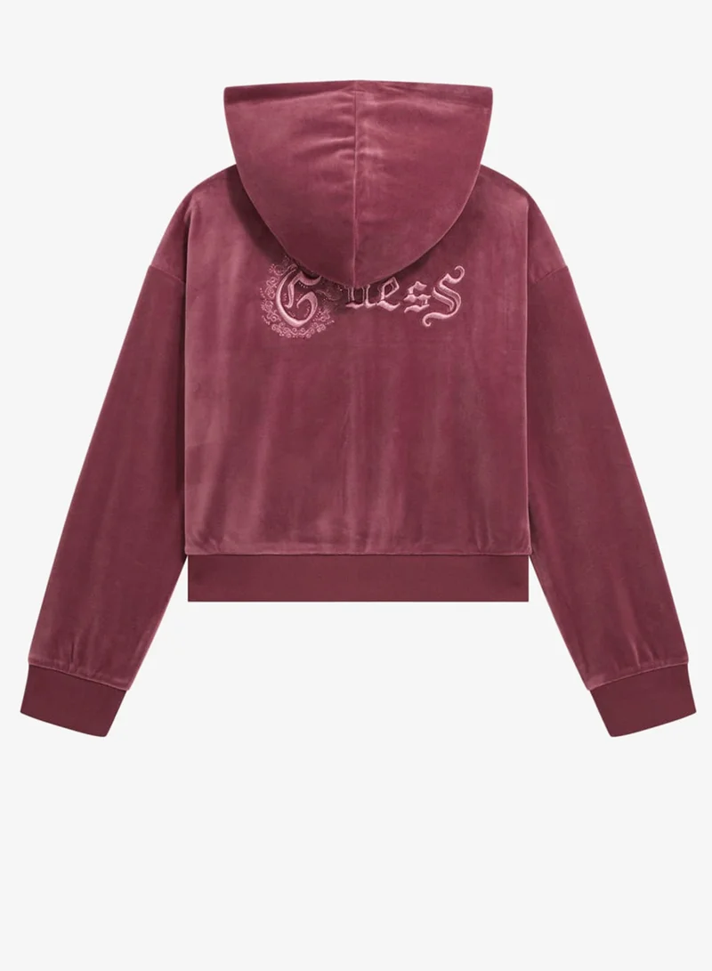 GUESS Kids Graphic Crew Neck Sweatshirt