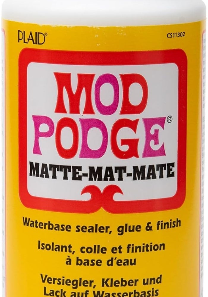 Mod Podge Waterbase Sealer, Glue and Finish, 16 oz, Matte - Image 1