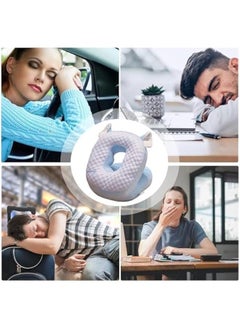 Generic Office Nap Pillow | Desk Pillow Napping | Nap and Neck Support | Breathable Face Down Pillow, Supporting Sleep Pillow, Library Nap Pillow, Work Desk Nap, Home Nap Pillow, School Desk Nap Pillow  - Image 5
